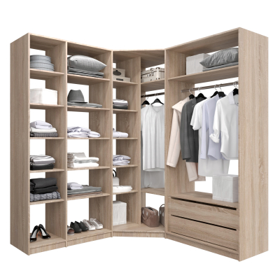 Угловая гардеробная система Локер